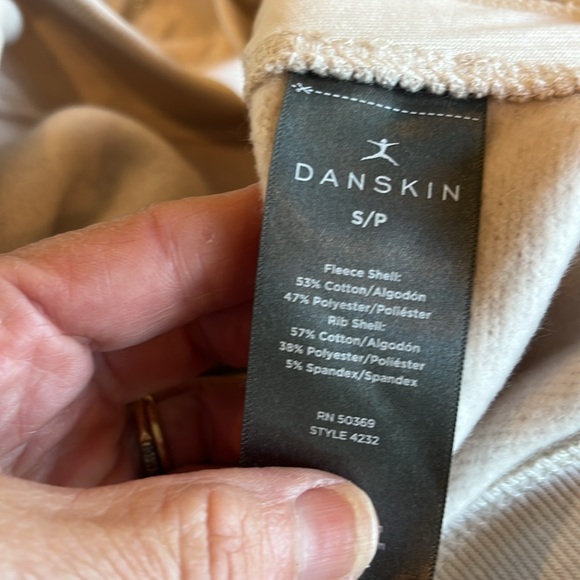 Comfy Scuba Neck Half Zip Beige Hoodie with Front Pocket - Picture 10 of 12